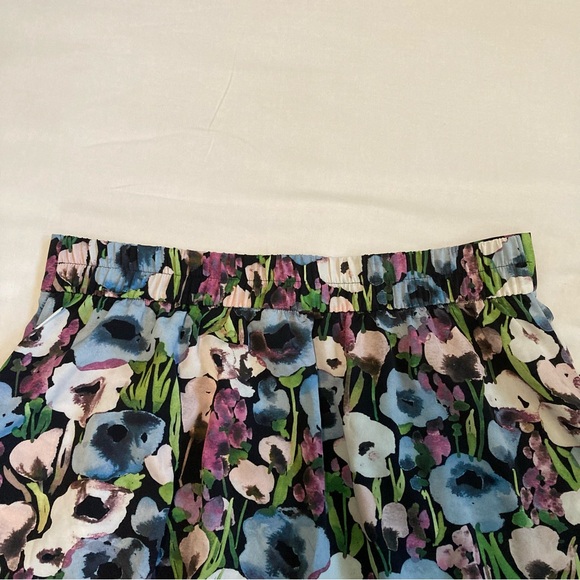 Monki Sigrid ASOS | Floral Button Down Midi Skirt in Blue Poppy Print - Picture 11 of 11